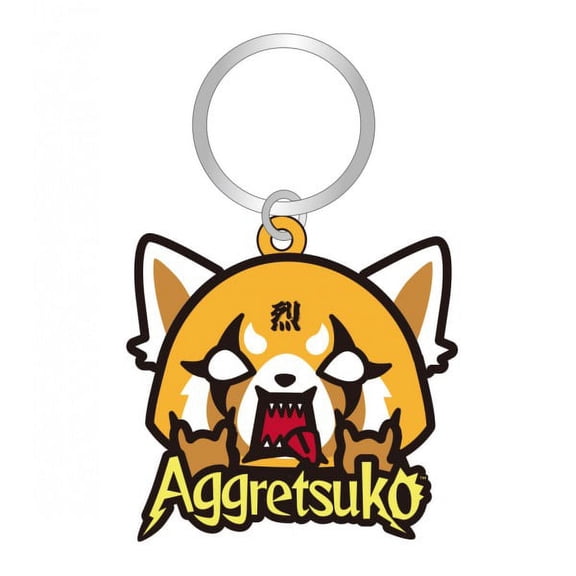 PVC Key Chain - Aggretsuko - Soft Touch New 78016