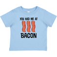thumbnail image 3 of Inktastic You Had Me At Bacon Funny Bacon Lover Gift Boys or Girls Baby T-Shirt, 3 of 5