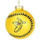 thumbnail image 3 of Tree Buddees X Savannah Bananas Adorno Oficial De Bola De Plátano De Cristal Con Forma De Béisbol Amarillo, Edición Limitada (Bola De Plátano), 3 of 5