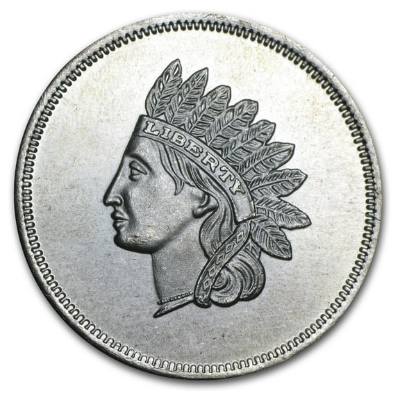 1 oz Silver Round - Indian Head Cent (Replica)