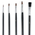 thumbnail image 2 of 15 Piece Natural Hair Art Artist Paint Brush Brushing Tool Set Wooden Handle Wood, 2 of 7