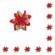 thumbnail image 1 of Yuarrent Flor de Navidad Decoración artificial Flores grandes Cabezas Granja Ventana Chimenea Fiesta Adornos para árboles de Navidad Vino rojo Vino rojo 10piezas Yuarrent CBP443385, 1 of 4
