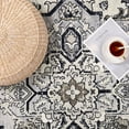 thumbnail image 3 of LOKHOM 5'x7' Boho Area Rug for Living Room, Non Slip Machine Washable Rugs Vintage Floor Carpet for Bedroom Dinning Room Kitchen, Black Coffee, 3 of 11