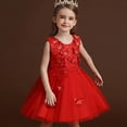 thumbnail image 4 of Girls Dresses Summer Butterfly Printed Tulle Skirt Princess Dress Puffy Dress Little Girl Dresses,Size 9 Years-10 Years, 4 of 4