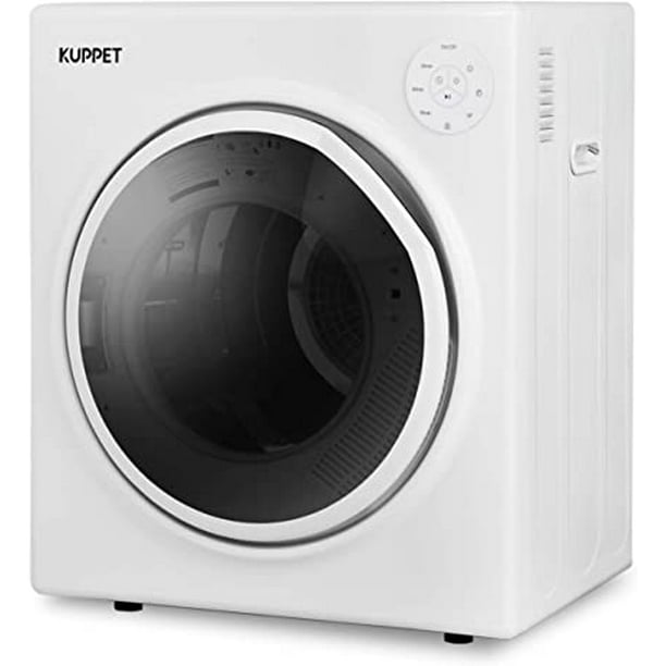 KUPPET 1300W Compact Laundry Dryer, 11lbs Portable Dryer with Stainless Steel Tub, Control Panel