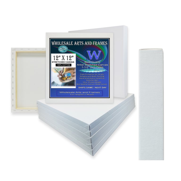 The Edge All Media Pro Cotton Canvas 8x10 - 1-1/2 Deep (Box of 3)