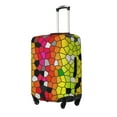 thumbnail image 2 of Naloa Colorful Tie Dye Stained Glass 1 Elastic Suitcase Protector, Travel Suitcase Protector Cover Fits 18-32in Suitcase - X-Large, 2 of 9