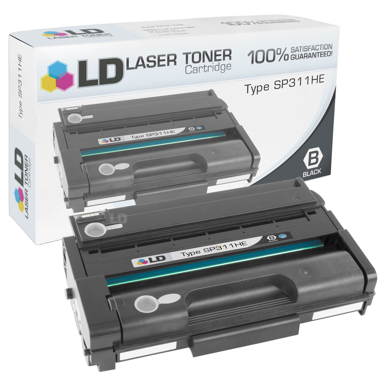 Compatible Ricoh 407245 High Yield Black Toner Cartridge (3,500 Page Yield) - image 2 of 2