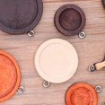 thumbnail image 3 of 10pcs Bezel Pendant Trays Wooden DIY Bezel Trays Crafting Photo Jewelry Making Pendant, 3 of 4
