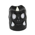 thumbnail image 1 of Halloween Decoration Skull Candle Light Colorful Gradient Night Light, 1 of 2