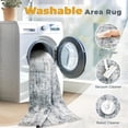 thumbnail image 3 of 8x10 Area Rug for Living Room: Washable Abstract Soft Rugs Non Slip Modern Stain Resistant Low Pile Carpet for Dining Room Bedroom Nursery Office, 3 of 7
