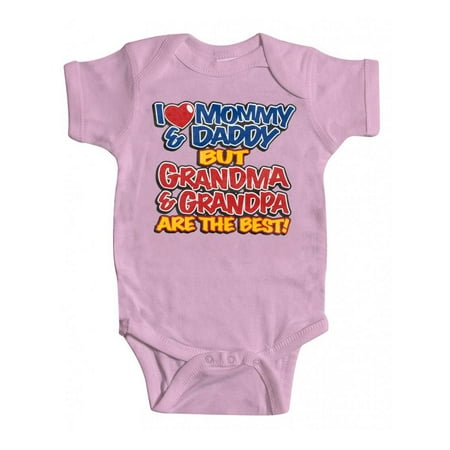 

Baby Grandma & Grandpa Bodysuit - Pink - 6M