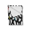 thumbnail image 2 of Cars Soft Flannel Fleece Blanket, Intertwining Roads with Cars on Them Complicated Design with Urban Life Theme, Cozy Plush for Indoor and Outdoor Use, 50" x 70", Black Yellow Blue, by Ambesonne, 2 of 6