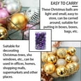 thumbnail image 3 of POINTERTECK 34 Pcs/set Christmas Tree Hanging Ball Home Mall Office Wall Tree Window Ball Decor Plastic Ornament, 3 of 7