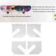 thumbnail image 4 of Skateboard Wall Rack, Clear Skateboard Wall Holder Sturdy 2 Sets  for Store, 4 of 7