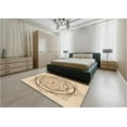 thumbnail image 5 of Ahgly Company Machine Washable Indoor Rectangle Transitional Bronze Brown Area Rugs, 3' x 5', 5 of 7