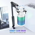 thumbnail image 5 of FIFINE Gaming Microphone with Boom Arm for PC Computer PS5 PS4 , USB Streaming Microphone Kit with RGB, Condenser, Mute Button, Gain Control for Recording-A6TW, 5 of 10