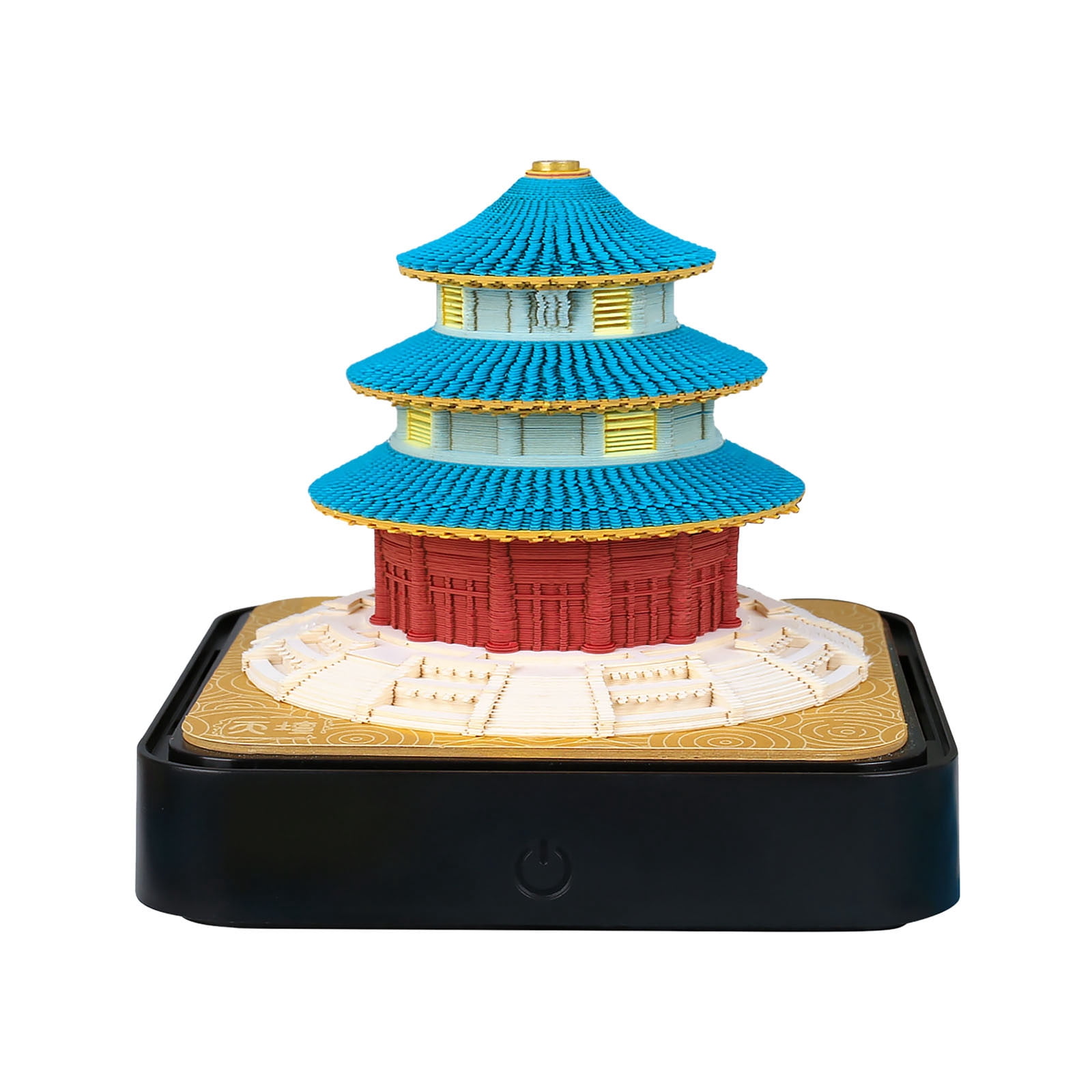 Time Piece Calendar 2026,Tear Away Calendar,3D Calendar 2026,3D Hand Torn Calendar,Tree House Paper Sculpture Calendar with Lights,for Note Taking,Decorative Ornament