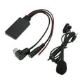 150cm Bluetooth Aux IN Adapter Cable with Microphone Replacement for