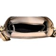 thumbnail image 3 of Prada Vitello Phenix Cammeo Leather Stripe Strap Bucket Bag 1BE057, 3 of 5