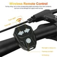thumbnail image 3 of Dsseng Bike Turn Signals Light  100LM 5-in-1 Smart Bright Bike Rear Tail Lamp IPX2 USB Charge Waterproof Safety Cycle Night Light, 3 of 10