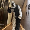 thumbnail image 2 of Adultos Niños Terrifier 2 Art El Payaso Cosplay Disfraz Mono Sombrero Máscara Trajes Halloween Carnaval Traje Película De Terror Cosplay, 2 of 5