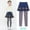 # 01, variant on Gyratedream Girls Leggings with Skirt Warm Kids Leggings Tutu Pants Footless Stretchy Tights 3-11 Years