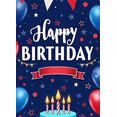 thumbnail image 4 of Colorful Theme Happy Birthday Banner Decorative Design Party Backdrop for Birthday Party Kids Party Indoor Decoration, 4 of 7