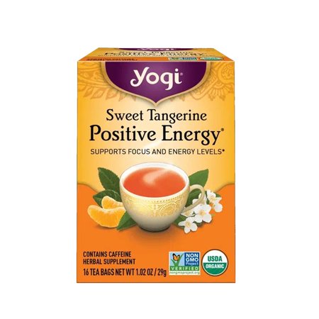 Sweet Tangerine Positive Energy 16 Tea Bags - 1 Pack - 1.02 Oz