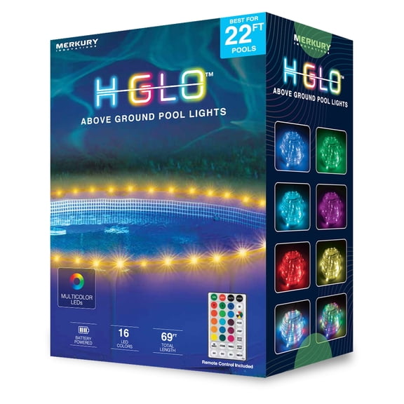 Open Box Merkury Innovations 56ft RGB LED Rope Light, Waterproof, Remote Controlled, Multicolor MI-PL060-999W