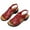 Red, variant on TKYCMSUAKI Dressy Wedge Sandals for Women Open Toe Walking Orthopedic Sandals Comfortable Low Heel Sandal Summer Platform Casual Dress Women Sandal