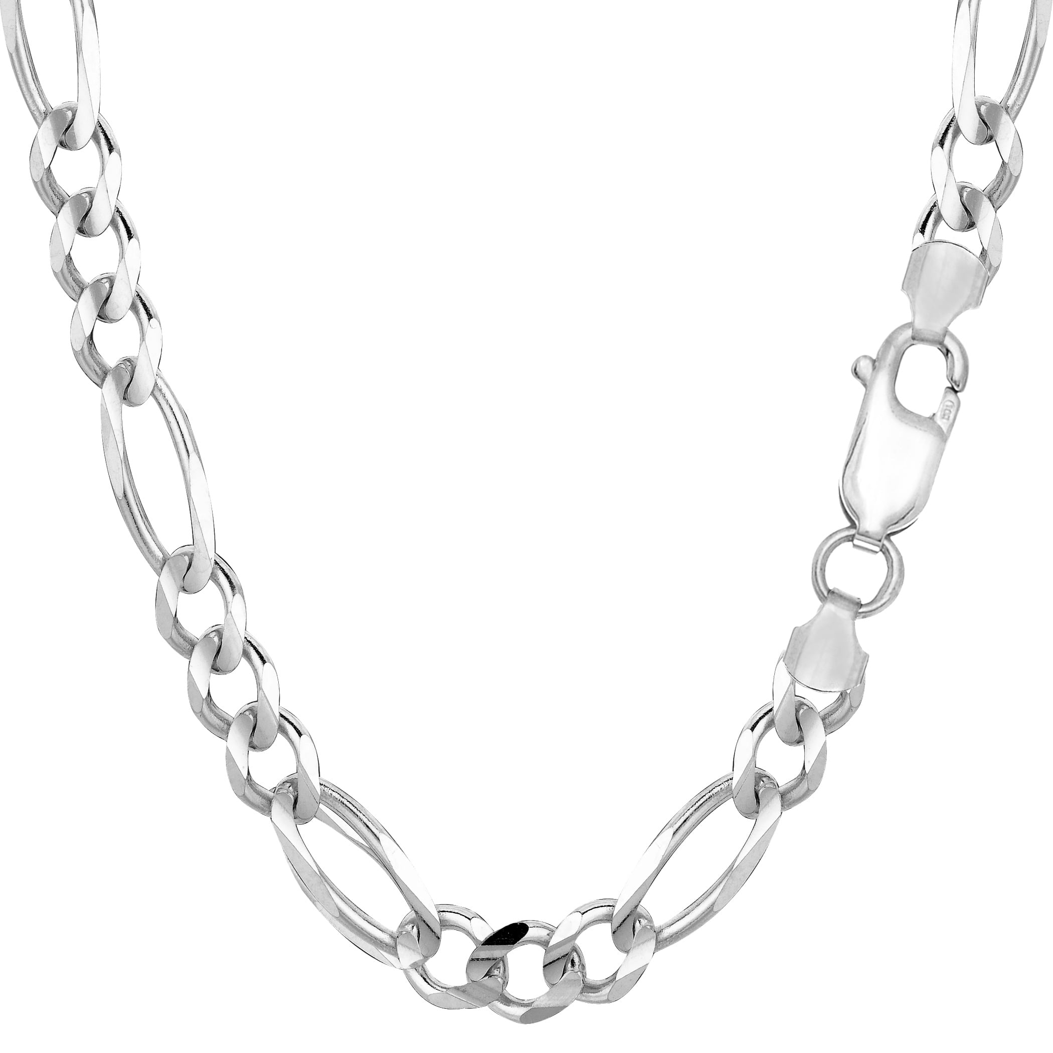 6.6mm Stainless Steel Figaro Chain Necklace 6.6mm Stainless Steel Figaro Chain Necklace