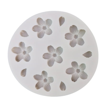 

Meizhencang Chocolate Mold Cherry Blossom Pattern Kitchen Gadget Silicone Candy Cookies Baking Mould for Bakery