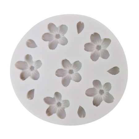 

Meizhencang Chocolate Mold Cherry Blossom Pattern Kitchen Gadget Silicone Candy Cookies Baking Mould for Bakery