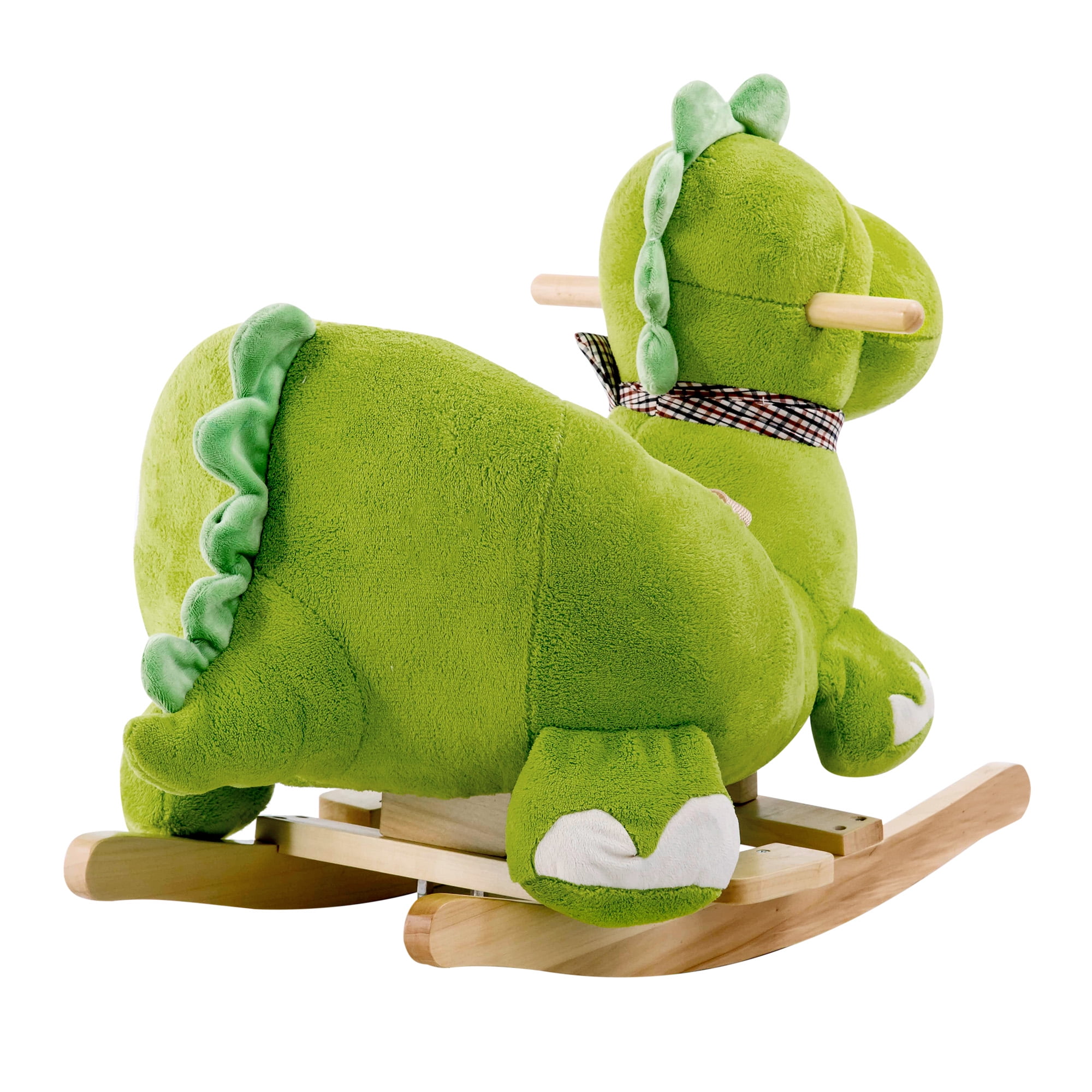 green dinosaur rocker