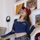 thumbnail image 1 of Camisetas para mujer, sexys, combinables, americanas, retro, de calle, hip hop, de manga larga, juveniles, populares, hipster, tops de verano, universitarios, para uso diario., 1 of 6