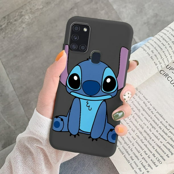 Funda de teléfono para Samsung Galaxy A21S A31 A41, carcasa trasera divertida de Stitch Love, Funda de silicona suave para Galaxy ya21s A 31 Coque qiuyongmign unisex