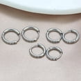 thumbnail image 2 of Stainless Steel Weddig Party Eternity Style Cuff Huggie Earrings, 2 of 6