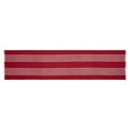 thumbnail image 3 of VHC Brands Farmhouse Table Decor Arendal Red Stripe Runner Fringed Christmas Decor- 12x48 inches, 3 of 4