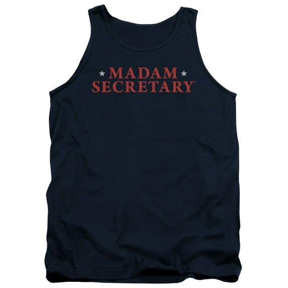 Madam Secretary Logo Adult Tank Top Navy