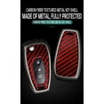 thumbnail image 3 of Key Fob Cover Compatible with Chevrolet Cruze Trax Spark Sonic 2011-2022 3 Button Keychain Case Holder Protector,Short Keychain-red, 3 of 7