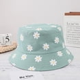 thumbnail image 4 of Flower Reversible Bucket Hat Summer Beach Travel Fisherman Cap Beach Wide Brim Sun Hat for Women Men, 4 of 6