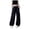 Black, variant on LYHaoo Girls Summer Casual Pants Fashionable Loose Fit Long Trousers With For Outdoor Play Comfortable Daily Wear School Pants for Girls(Black)