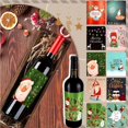 thumbnail image 3 of Bearachild 10 Pieces Bottle Sticker Xmas Decor Accessories Self-adhesive Supplies DIY Prop Decal Door Holiday Desktop Paste Festival Paper Barra de herramientas, 3 of 6