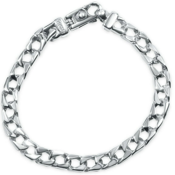 Pompeii Men's Link 14k Gold (34gram) or Platinum (54gram) 8mm Bracelet 8.5" (,)