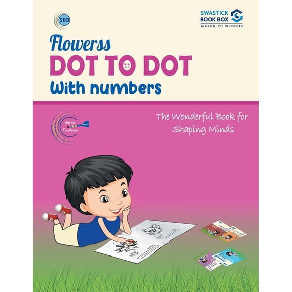 SBB Flowers Dot to Dot Activity Book, (Paperback)