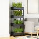 thumbnail image 5 of Soporte para plantas con ruedas | Carrito de almacenamiento móvil | Estantería de 3 o 4 niveles para uso interior y exterior, 5 of 6