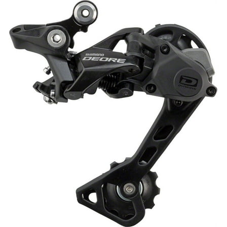 Shimano Deore RD-M6000-GS Rear Derailleur - 10 Speed, Medium Cage, Black