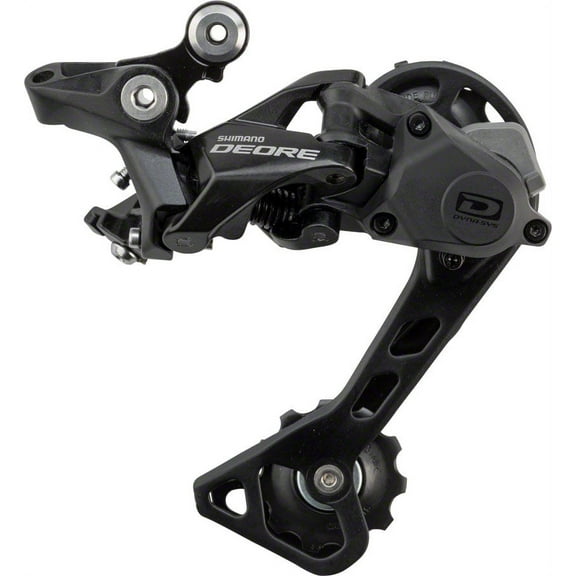 Shimano Deore RD-M6000-GS Rear Derailleur - 10 Speed, Medium Cage, Black