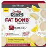 Slimfast Keto Fat Bomb Snack Cup, Iced Lemon Drop, Keto Snacks For Weight Loss, Low Carb With 0G Added Sugar, 14 Count Box